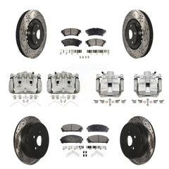 Transit Auto KCD-100411T Disc Brake Kit for 2010-2012 Lexus RX450h, Lexus RX350 - Front and Rear product image