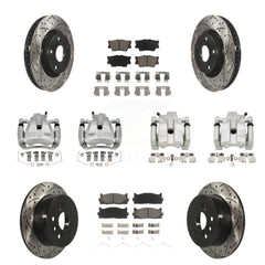 Transit Auto KCD-100412C Disc Brake Kit for 2012-2018 Lexus ES300h, Lexus ES350, Toyota Avalon & more - Front and Rear product image