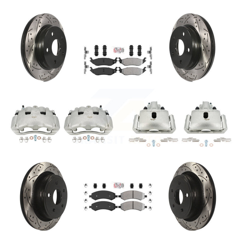 Transit Auto KCD-100412N Disc Brake Kit for 2006-2008 Dodge Ram 1500 - Front and Rear product image