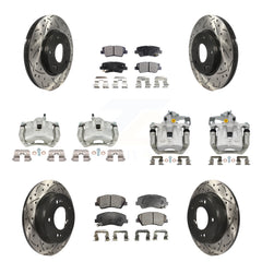 Transit Auto KCD-100412P Disc Brake Kit for 2013-2016 Hyundai Elantra GT, Kia Forte, Kia Forte5 & more - Front and Rear product image