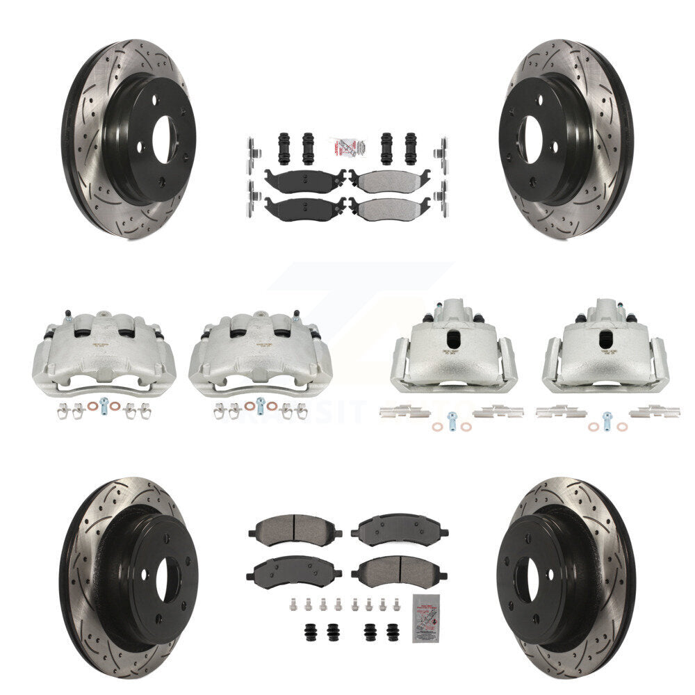 Transit Auto KCD-100414N Disc Brake Kit for 2006-2008 Dodge Ram 1500 - Front and Rear product image