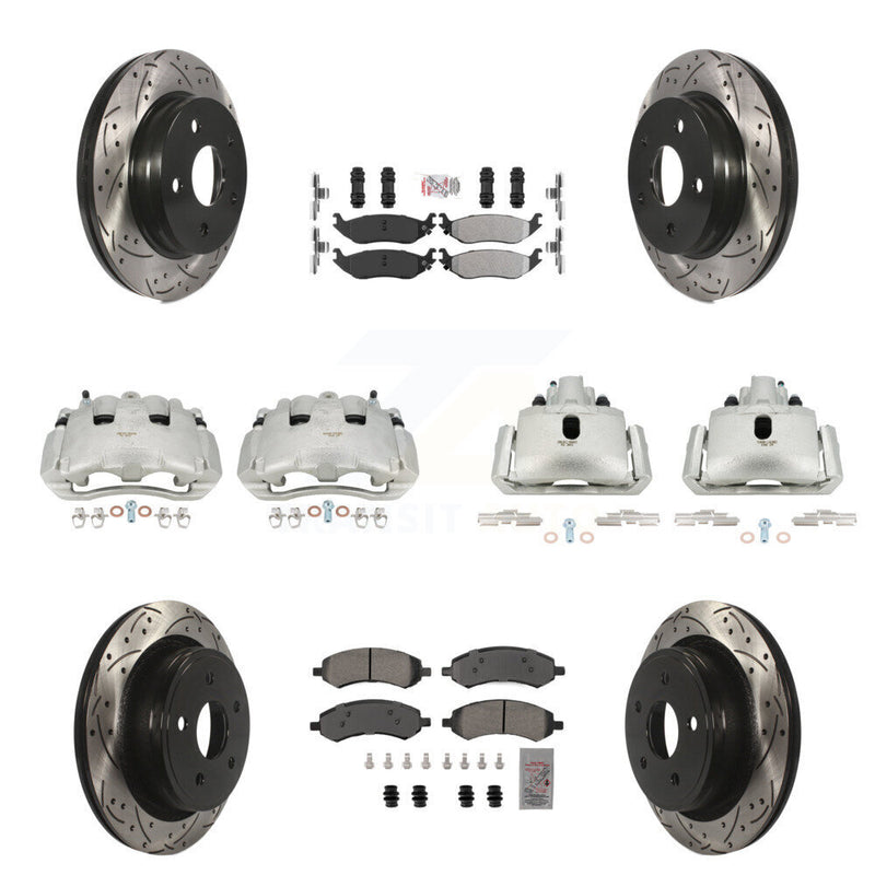 Transit Auto KCD-100414N Disc Brake Kit for 2006-2008 Dodge Ram 1500 - Front and Rear product image