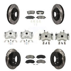 Transit Auto KCD-100414S Disc Brake Kit for 2007-2017 Chrysler 200, Dodge Caliber, Dodge Avenger & more - Front and Rear product image
