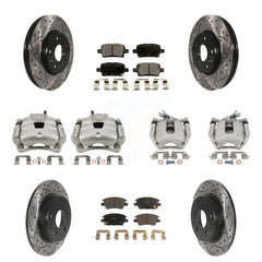 Transit Auto KCD-100414T Disc Brake Kit for 2017-2019 Chevrolet Cruze - Front and Rear product image
