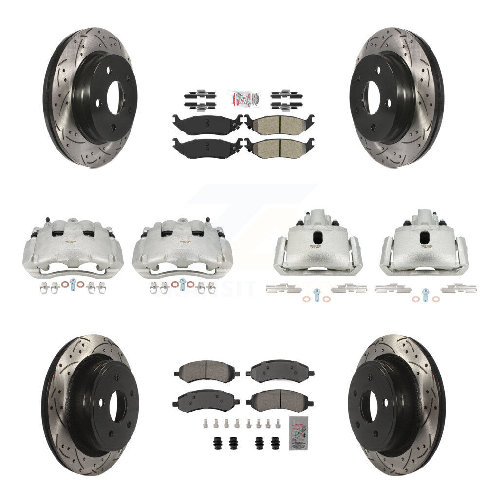 Transit Auto KCD-100415N Disc Brake Kit for 2006-2008 Dodge Ram 1500 - Front and Rear product image