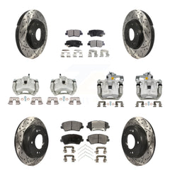 Transit Auto KCD-100415P Disc Brake Kit for 2016-2017 Kia Forte Koup, Hyundai Elantra GT - Front and Rear product image