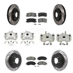 Transit Auto KCD-100415S Disc Brake Kit for 2007-2017 Chrysler 200, Dodge Avenger, Chrysler Sebring & more - Front and Rear product image
