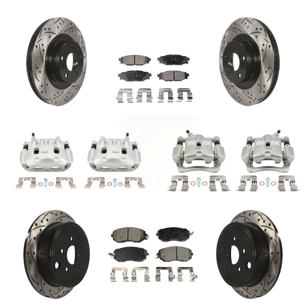 Transit Auto KCD-100415T Disc Brake Kit for 2011-2014 Subaru Impreza, Subaru Forester - Front and Rear product image