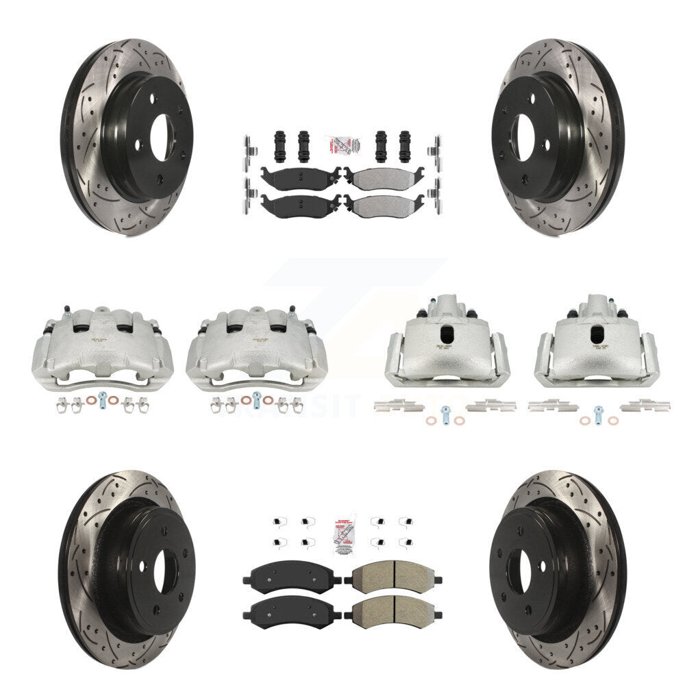 Transit Auto KCD-100416N Disc Brake Kit for 2006-2008 Dodge Ram 1500 - Front and Rear product image