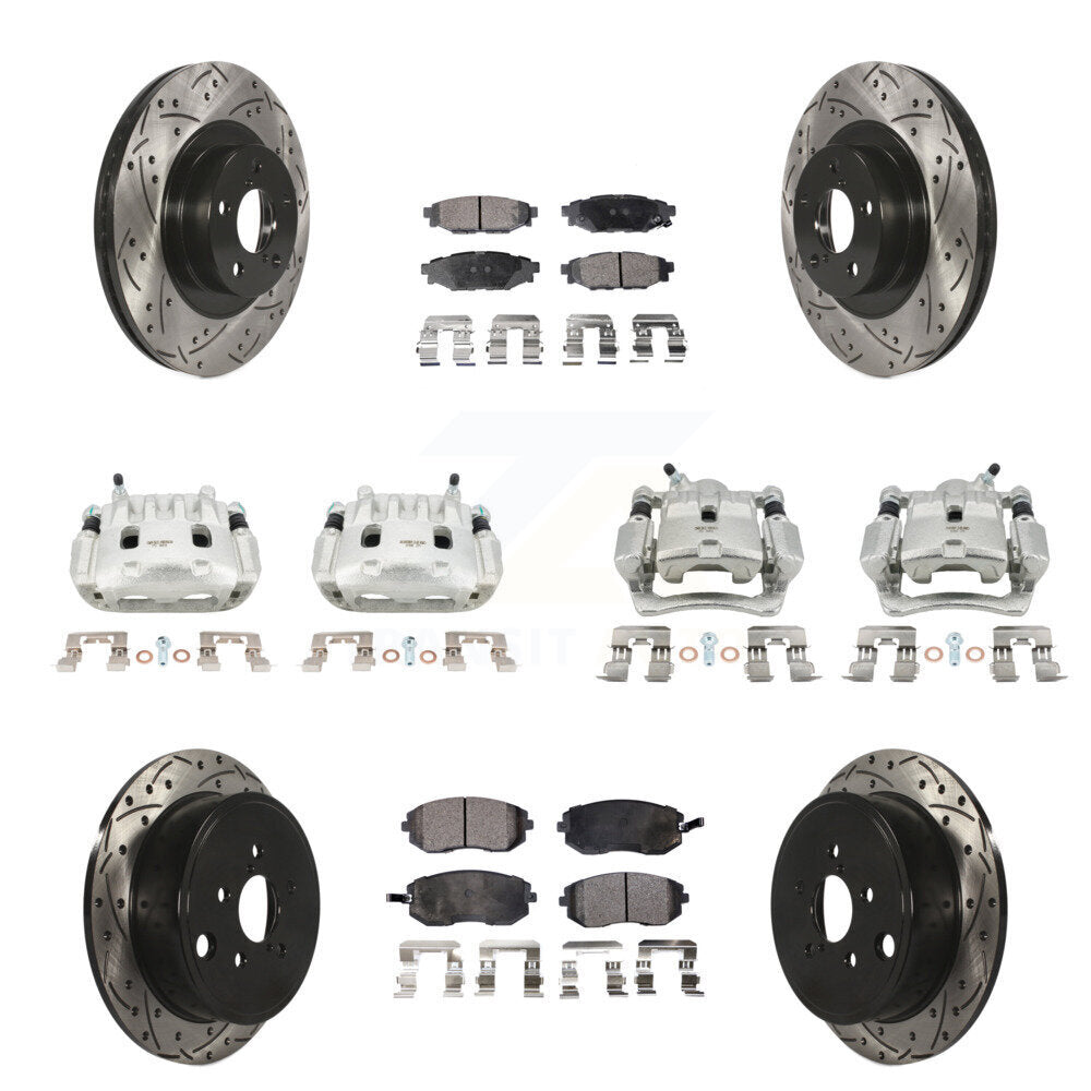 Transit Auto KCD-100416T Disc Brake Kit for 2008-2013 Subaru WRX, Subaru Impreza, Subaru Forester - Front and Rear product image