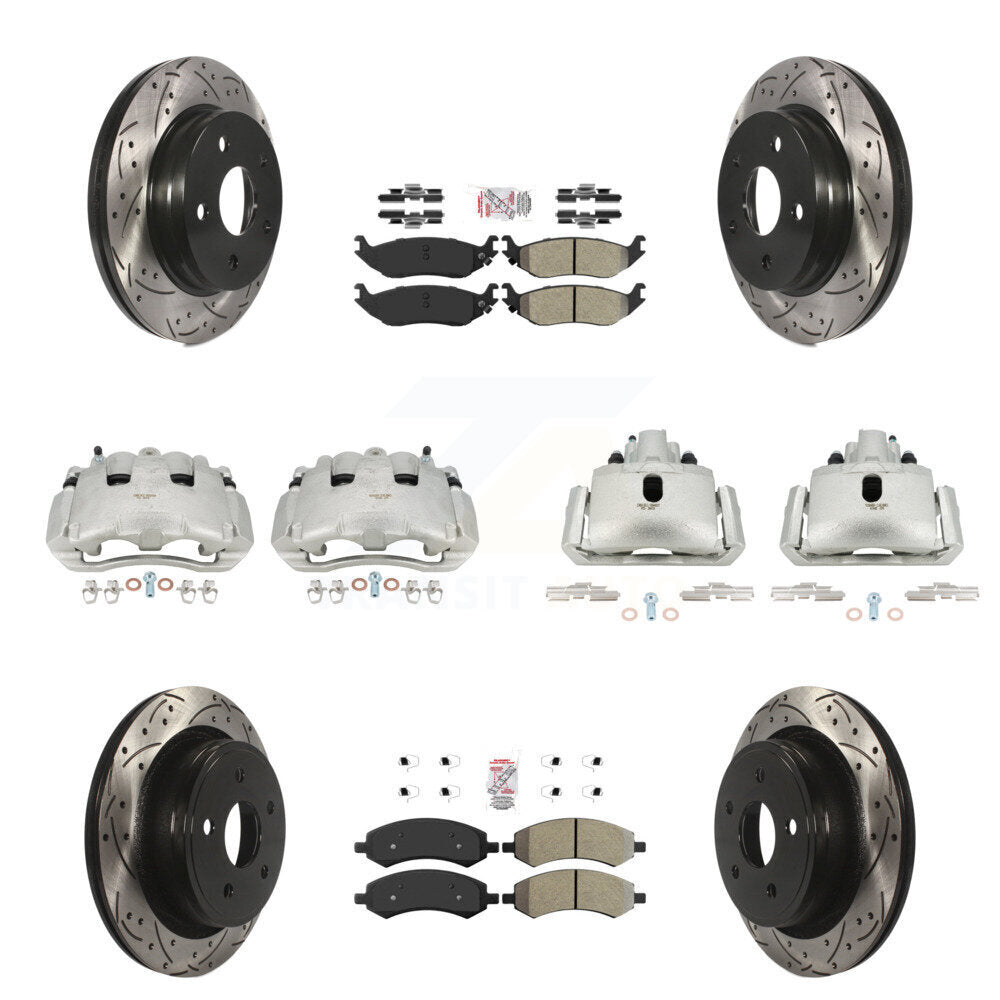Transit Auto KCD-100417N Disc Brake Kit for 2006-2008 Dodge Ram 1500 - Front and Rear product image