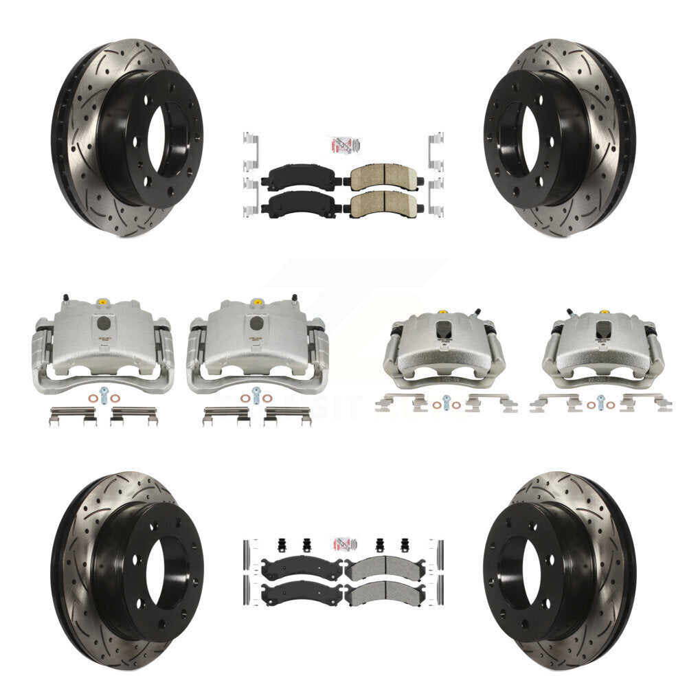 Transit Auto KCD-100418N Disc Brake Kit for 2008-2020 GMC Savana 2500, Chevrolet Express 2500 - Front and Rear product image
