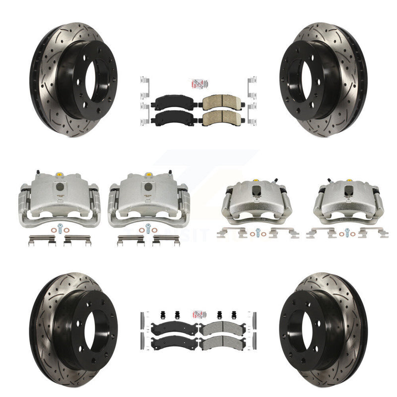 Transit Auto KCD-100418N Disc Brake Kit for 2008-2020 GMC Savana 2500, Chevrolet Express 2500 - Front and Rear product image