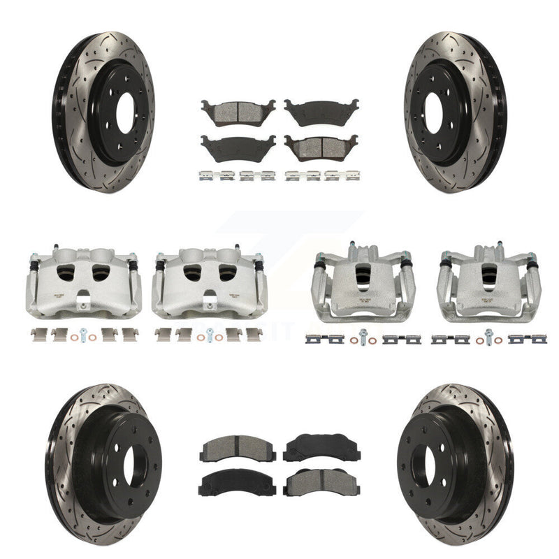 Transit Auto KCD-100418S Disc Brake Kit for 2012-2014 Ford F-150 - Front and Rear product image