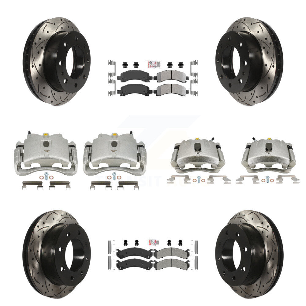 Transit Auto KCD-100419N Disc Brake Kit for 2008-2020 GMC Savana 2500, Chevrolet Express 2500 - Front and Rear product image