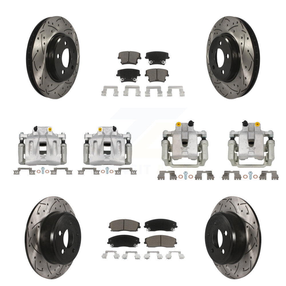 Transit Auto KCD-100420C Disc Brake Kit for 2005-2011 Chrysler 300, Dodge Challenger, Dodge Charger & more - Front and Rear product image