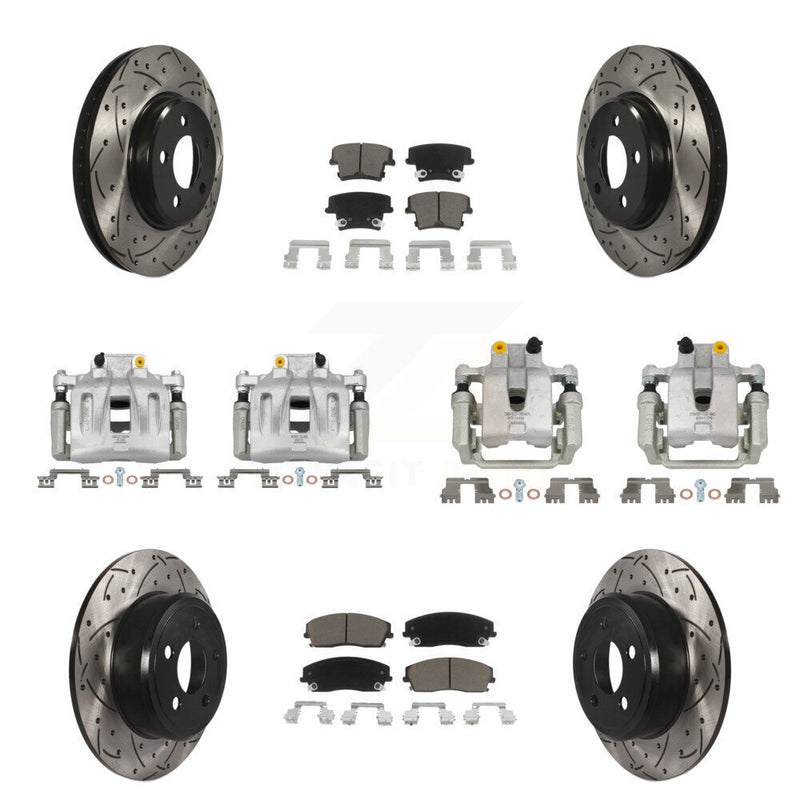 Transit Auto KCD-100420C Disc Brake Kit for 2005-2011 Chrysler 300, Dodge Challenger, Dodge Charger & more - Front and Rear product image