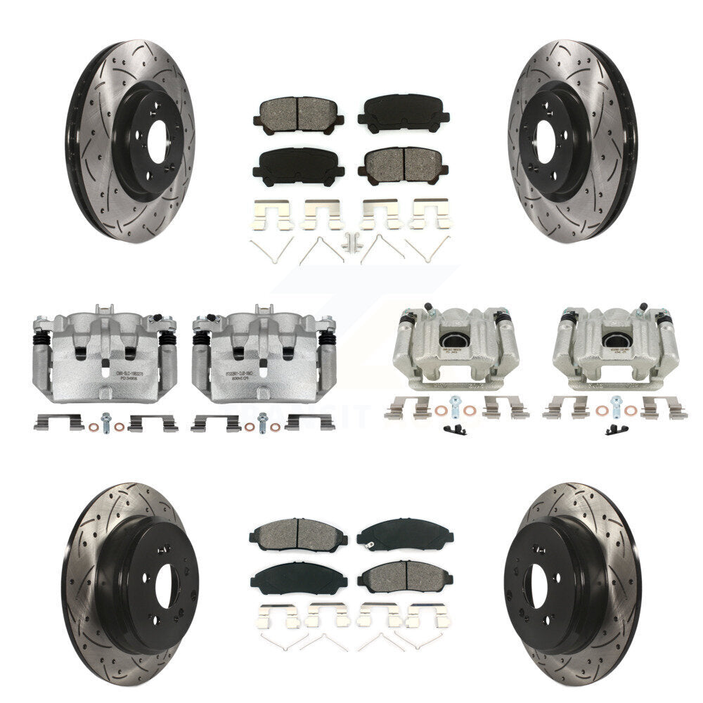 Transit Auto KCD-100420S Disc Brake Kit for 2007-2013 Acura ZDX, Acura MDX - Front and Rear product image