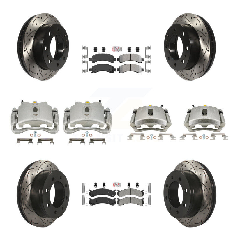 Transit Auto KCD-100421N Disc Brake Kit for 2007-2018 Chevrolet Express 2500, GMC Savana 2500 - Front and Rear product image