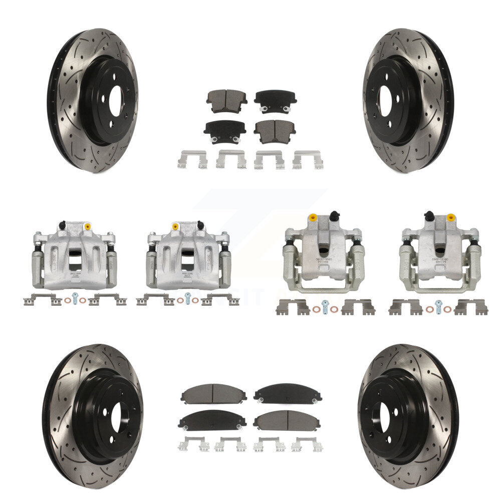 Transit Auto KCD-100422C Disc Brake Kit for 2011 Dodge Charger - Front and Rear product image