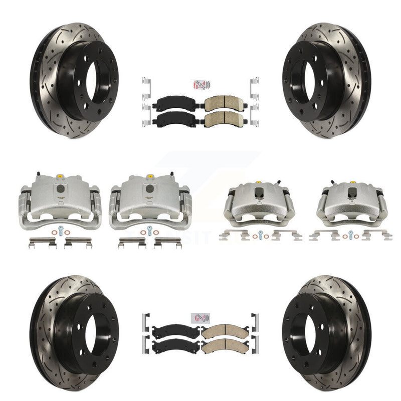 Transit Auto KCD-100422N Disc Brake Kit for 2008-2020 GMC Savana 2500, Chevrolet Express 2500 - Front and Rear product image
