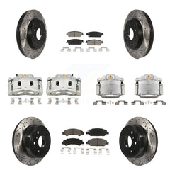 Transit Auto KCD-100423C Disc Brake Kit for 2008-2014 Chevrolet Silverado 1500, Cadillac Escalade, Cadillac Escalade ESV & more - Front and Rear product image