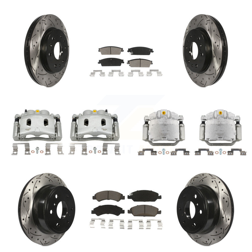 Transit Auto KCD-100424C Disc Brake Kit for 2007-2008 Cadillac Escalade, Cadillac Escalade ESV, Cadillac Escalade EXT & more - Front and Rear product image