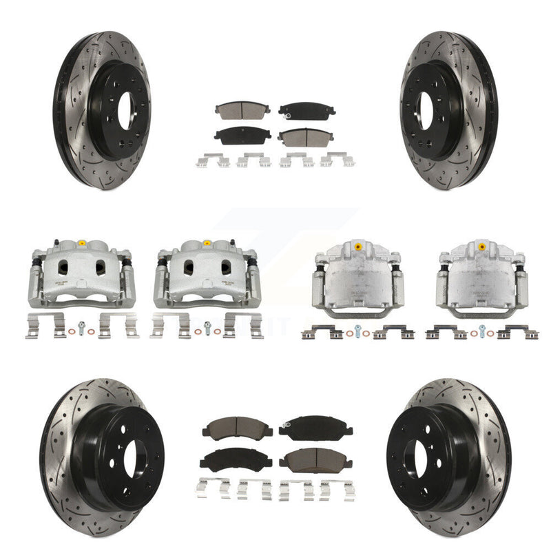 Transit Auto KCD-100424C Disc Brake Kit for 2007-2008 Cadillac Escalade, Cadillac Escalade ESV, Cadillac Escalade EXT & more - Front and Rear product image