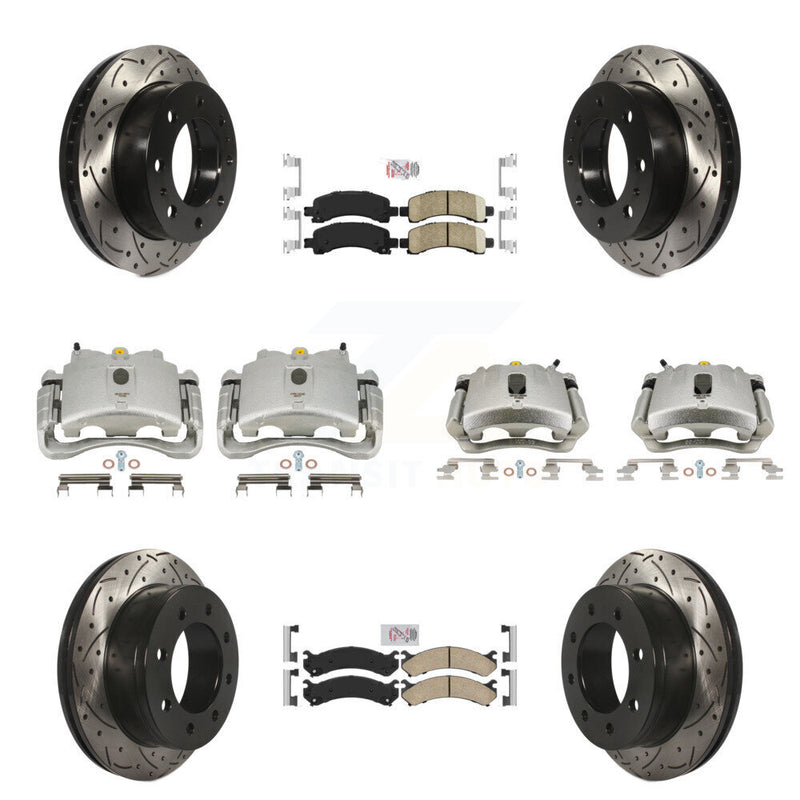 Transit Auto KCD-100424N Disc Brake Kit for 2007-2018 Chevrolet Express 2500, GMC Savana 2500 - Front and Rear product image