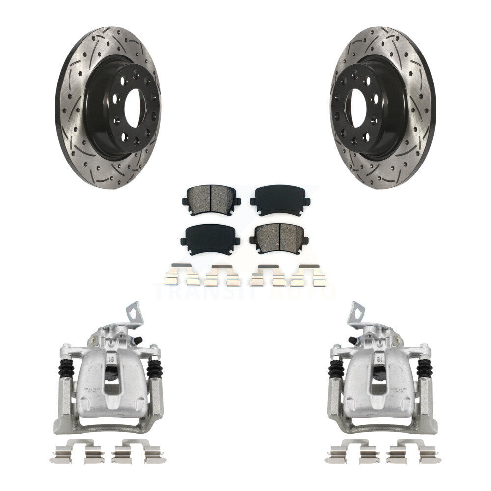 Transit Auto KCD-100424S Disc Brake Kit for 2009-2012 Volkswagen CC, Volkswagen Passat - Rear product image