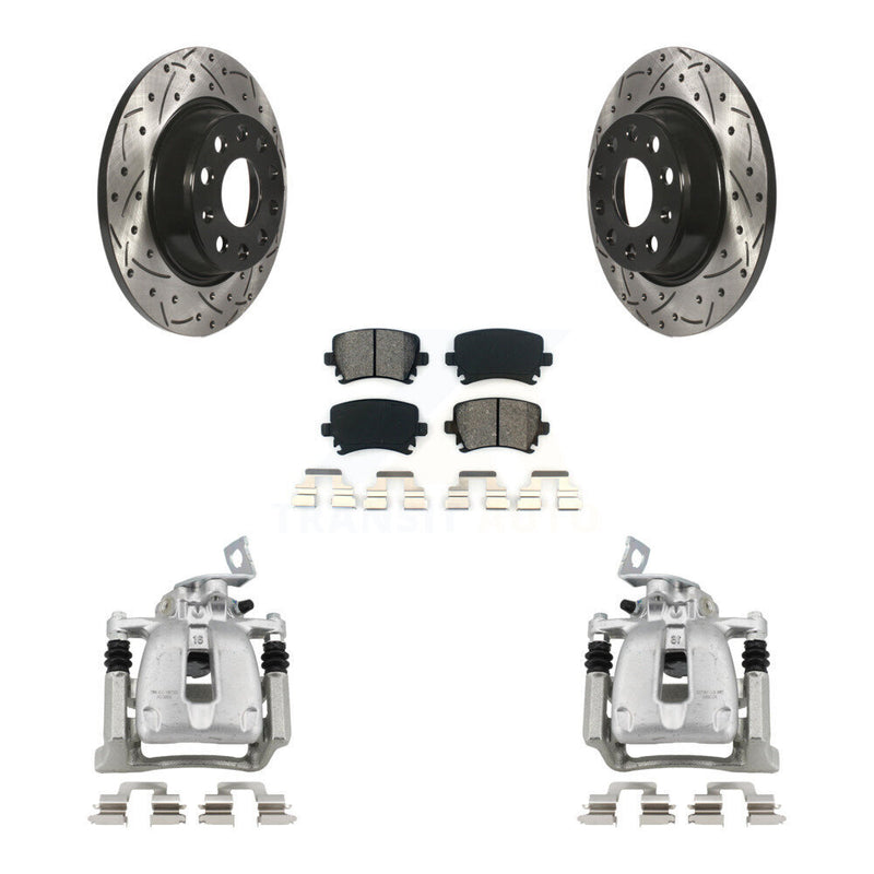 Transit Auto KCD-100424S Disc Brake Kit for 2009-2012 Volkswagen CC, Volkswagen Passat - Rear product image
