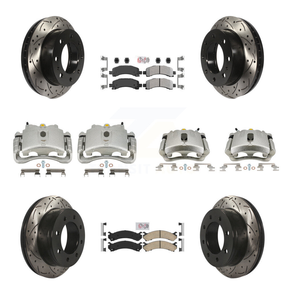 Transit Auto KCD-100425N Disc Brake Kit for 2007-2018 Chevrolet Express 2500, GMC Savana 2500 - Front and Rear product image
