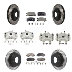 Transit Auto KCD-100425P Disc Brake Kit for 2007-2017 Chrysler 200, Dodge Avenger, Chrysler Sebring & more - Front and Rear product image