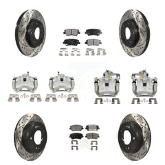 Transit Auto KCD-100425T Disc Brake Kit for 2016-2017 Kia Forte Koup, Hyundai Elantra GT - Front and Rear product image