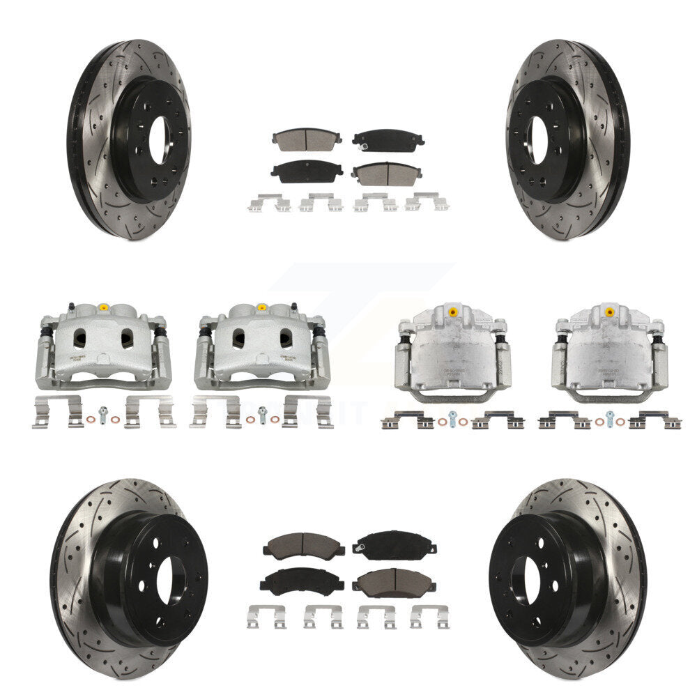 Transit Auto KCD-100426C Disc Brake Kit for 2007 Cadillac Escalade, Cadillac Escalade ESV, Cadillac Escalade EXT & more - Front and Rear product image