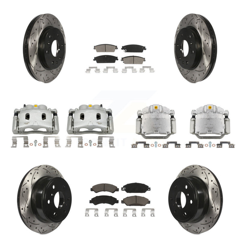 Transit Auto KCD-100426C Disc Brake Kit for 2007 Cadillac Escalade, Cadillac Escalade ESV, Cadillac Escalade EXT & more - Front and Rear product image