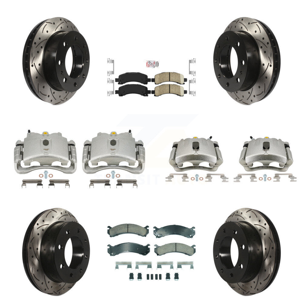 Transit Auto KCD-100426N Disc Brake Kit for 2008-2020 GMC Savana 2500, Chevrolet Express 2500 - Front and Rear product image