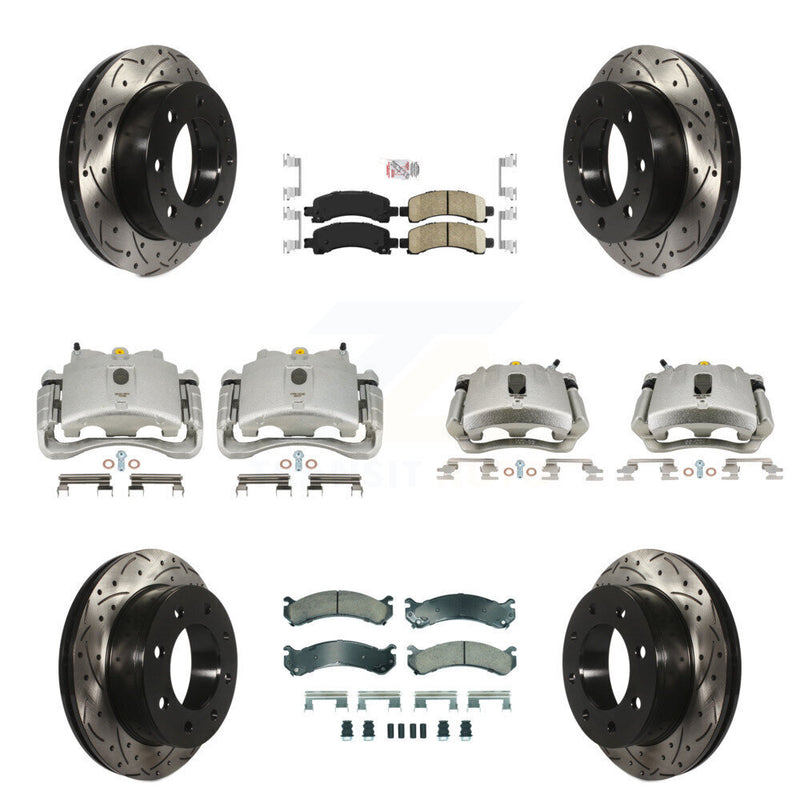 Transit Auto KCD-100426N Disc Brake Kit for 2008-2020 GMC Savana 2500, Chevrolet Express 2500 - Front and Rear product image