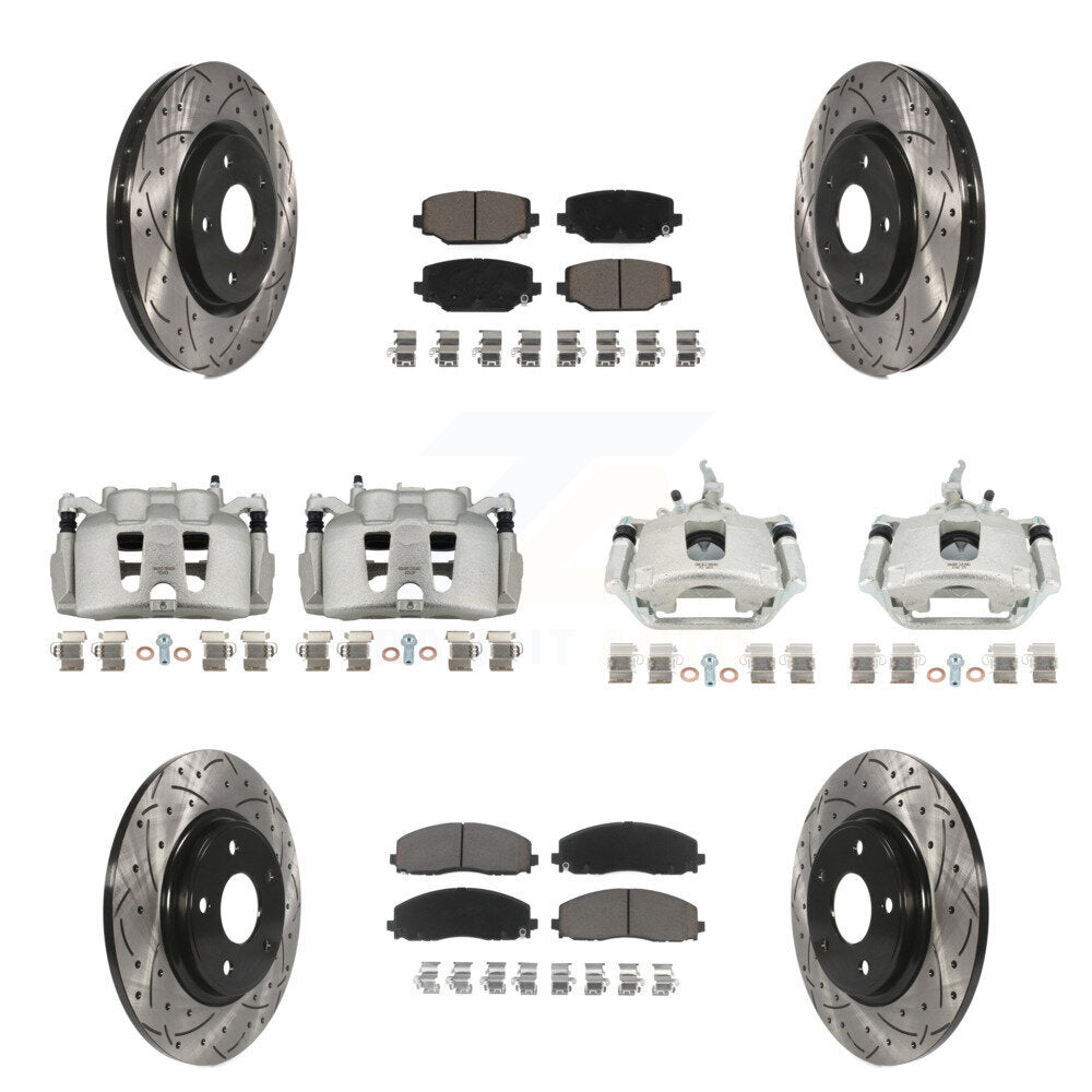 Transit Auto KCD-100427C Disc Brake Kit for 2014-2020 Dodge Journey - Front and Rear product image