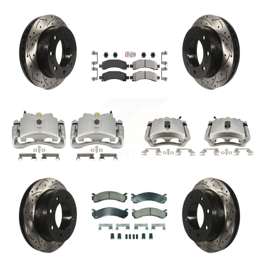 Transit Auto KCD-100427N Disc Brake Kit for 2008-2020 GMC Savana 2500, Chevrolet Express 2500 - Front and Rear product image