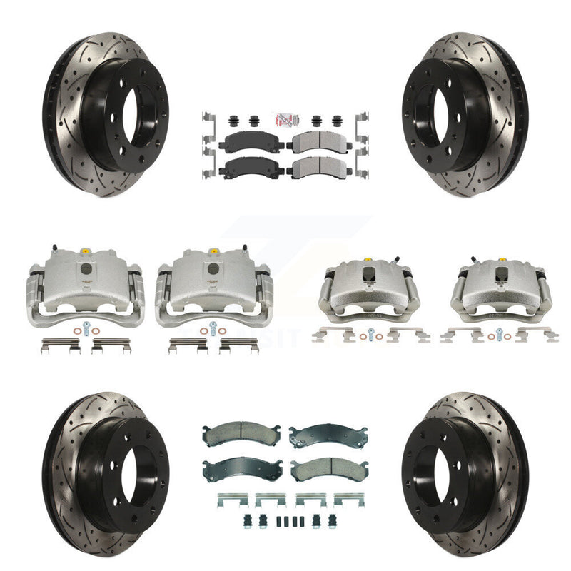Transit Auto KCD-100427N Disc Brake Kit for 2008-2020 GMC Savana 2500, Chevrolet Express 2500 - Front and Rear product image