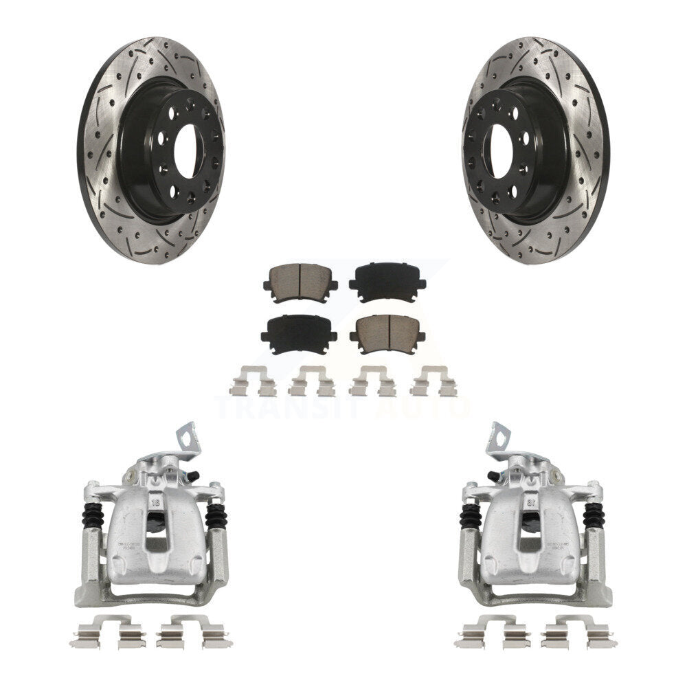Transit Auto KCD-100428C Disc Brake Kit for 2009-2012 Volkswagen CC, Volkswagen Passat - Rear product image