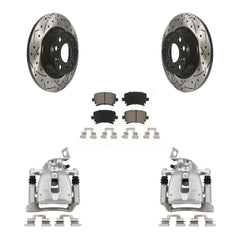 Transit Auto KCD-100428C Disc Brake Kit for 2009-2012 Volkswagen CC, Volkswagen Passat - Rear product image