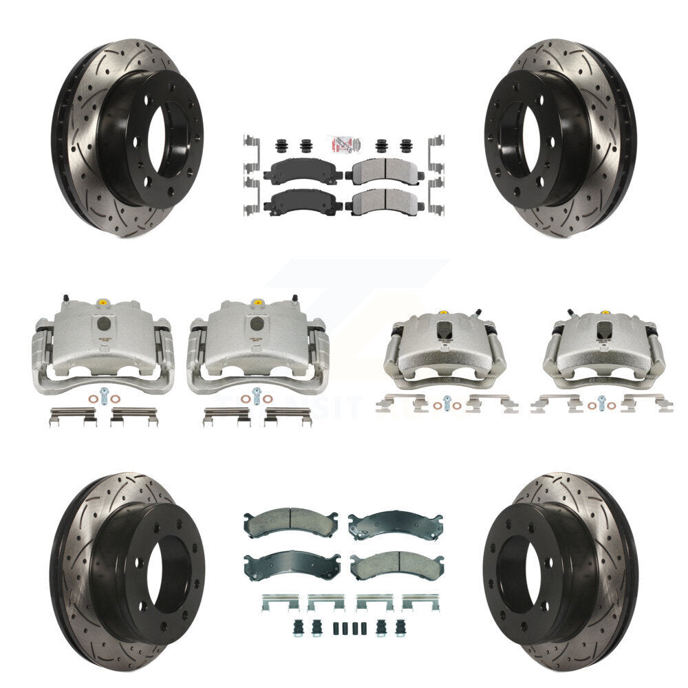 Transit Auto KCD-100429N Disc Brake Kit for 2007-2018 Chevrolet Express 2500, GMC Savana 2500 - Front and Rear product image