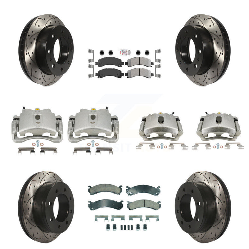 Transit Auto KCD-100429N Disc Brake Kit for 2007-2018 Chevrolet Express 2500, GMC Savana 2500 - Front and Rear product image