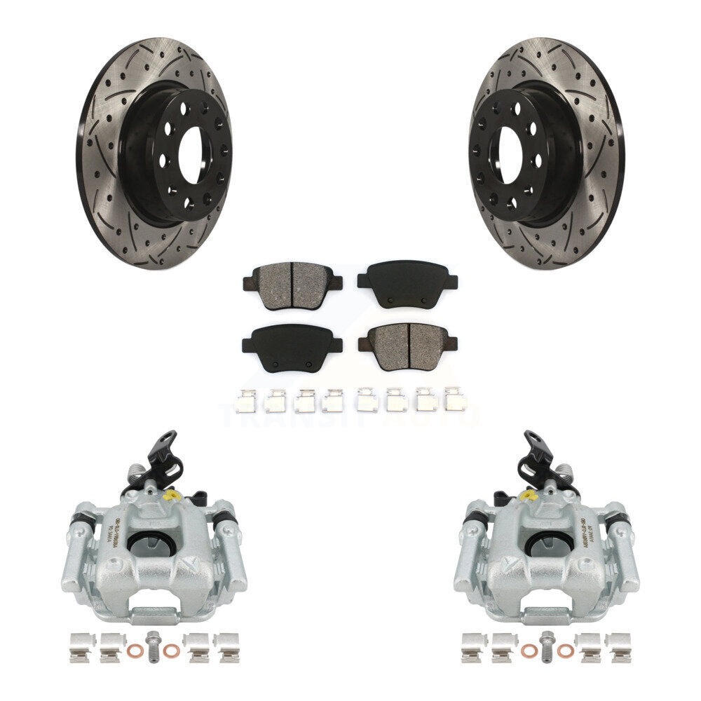 Transit Auto KCD-100429S Disc Brake Kit for 2010-2016 Volkswagen GTI, Volkswagen Beetle, Volkswagen Golf & more - Rear product image