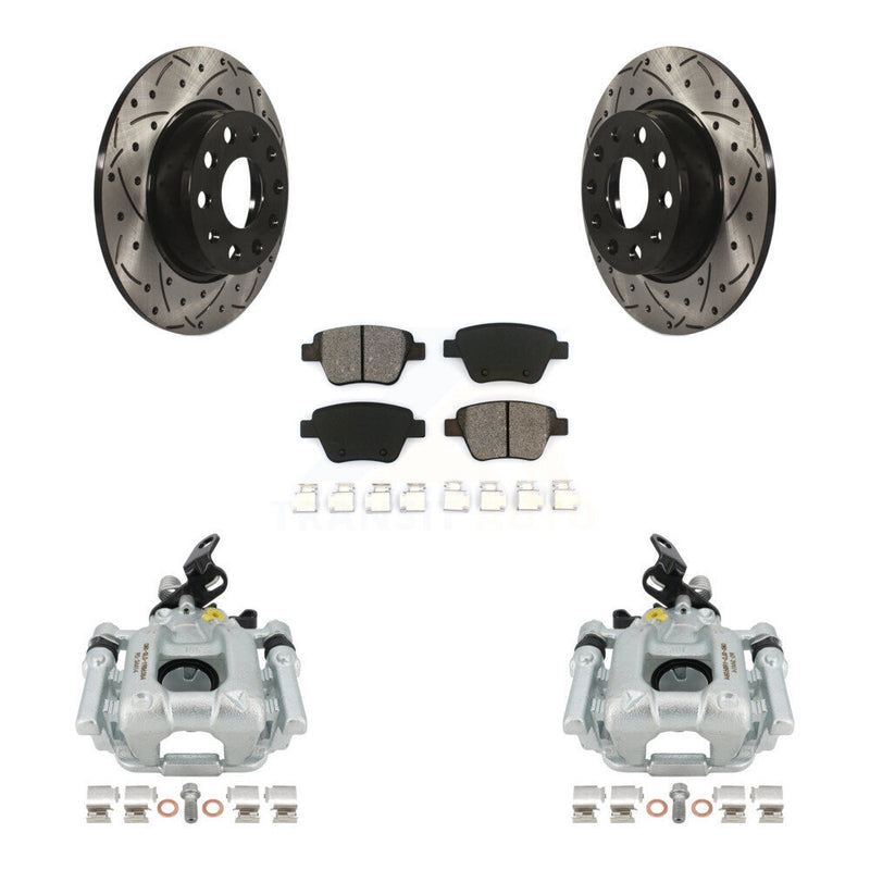 Transit Auto KCD-100429S Disc Brake Kit for 2010-2016 Volkswagen GTI, Volkswagen Beetle, Volkswagen Golf & more - Rear product image