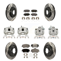 Transit Auto KCD-100429T Disc Brake Kit for 2017-2020 Hyundai Elantra - Front and Rear product image