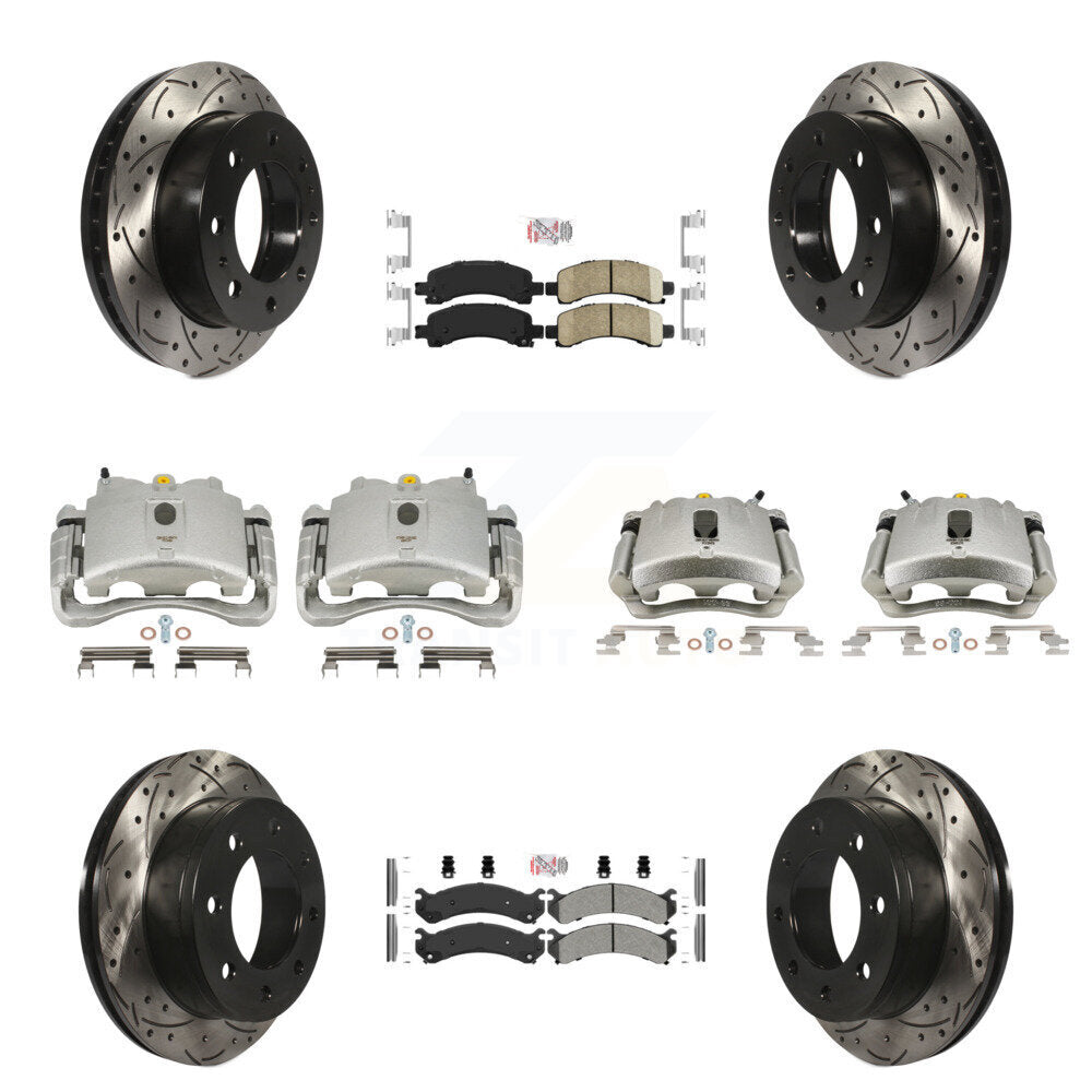 Transit Auto KCD-100430N Disc Brake Kit for 2007-2010 Chevrolet Express 2500, GMC Savana 2500 - Front and Rear product image