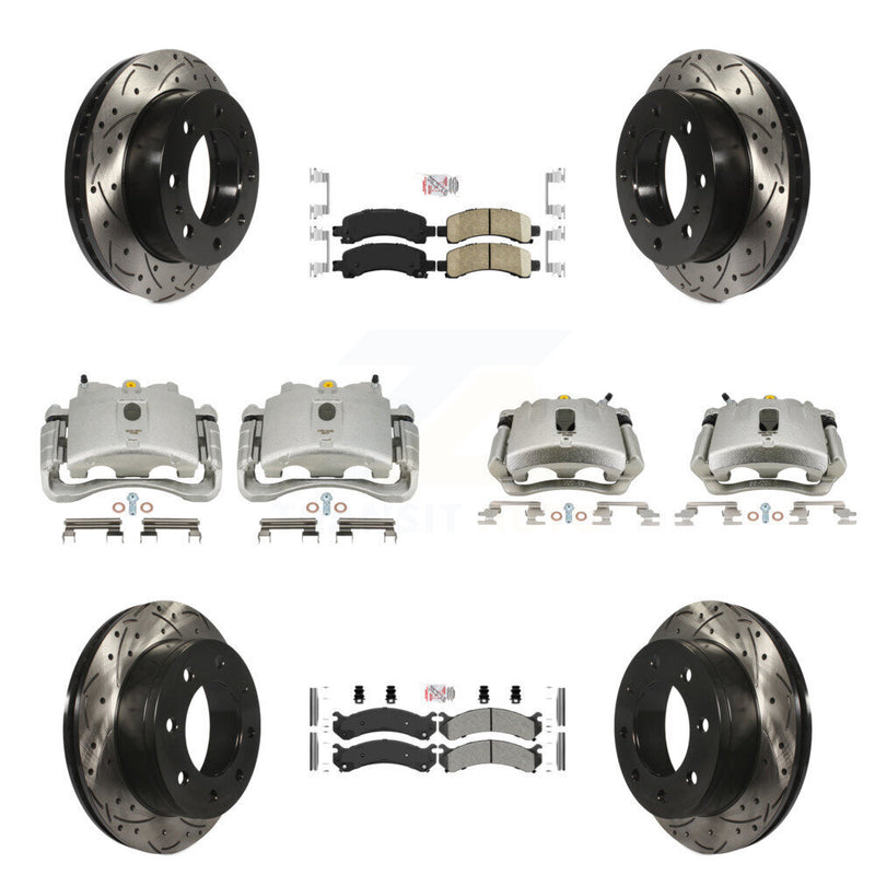 Transit Auto KCD-100430N Disc Brake Kit for 2007-2010 Chevrolet Express 2500, GMC Savana 2500 - Front and Rear product image